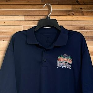 Nike Dri-Fit Idlewild Soak Done Pittsburgh Polo Shirt Men’s Size Large Navy Blue